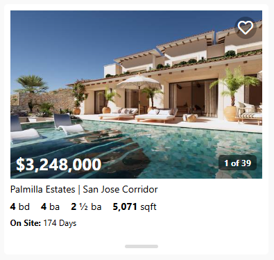 Palmilla Estates | San Jose Corridor